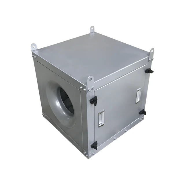550W 1400RPM  Inline Square Centrifugal Fan  Direct Drive