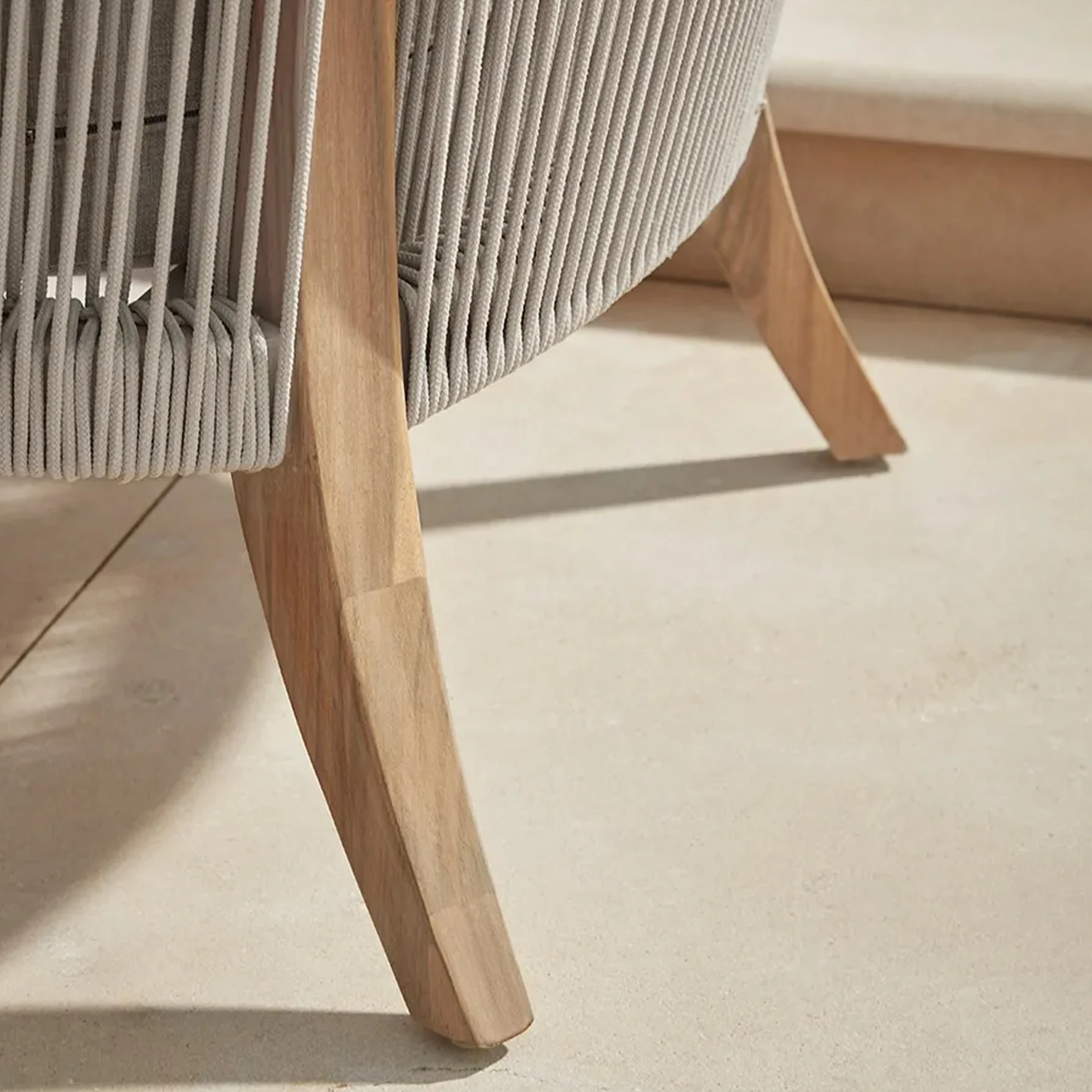 Outdoor Garden Sofa Sets Wooden Furniture Teak Patio Lounge Set - Olie