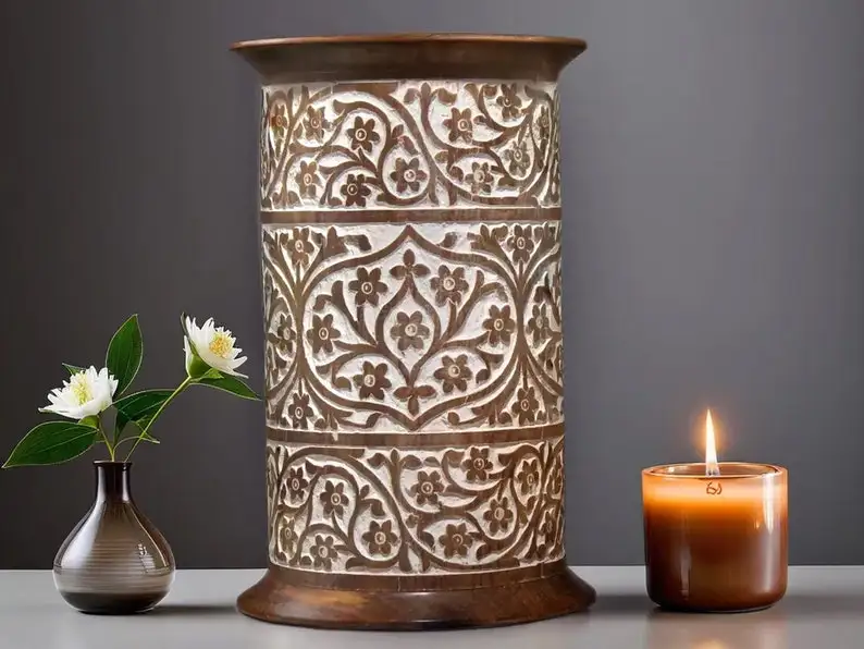 Cremation wooden urn urn for Adult ashes Human ash urn box Personalized Wooden With The Sizes Of 4.3 X8.8 inches