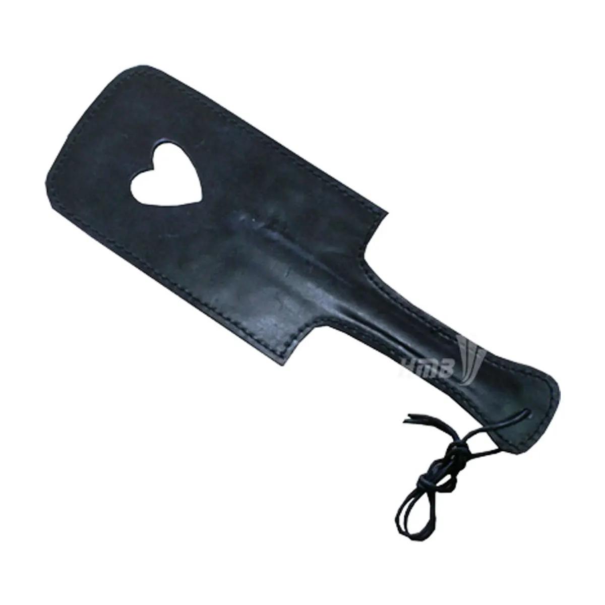 HMB-605C Genuine Leather Bondage Paddle Whip Bullwhip for Costume Roleplay and BDSM Play