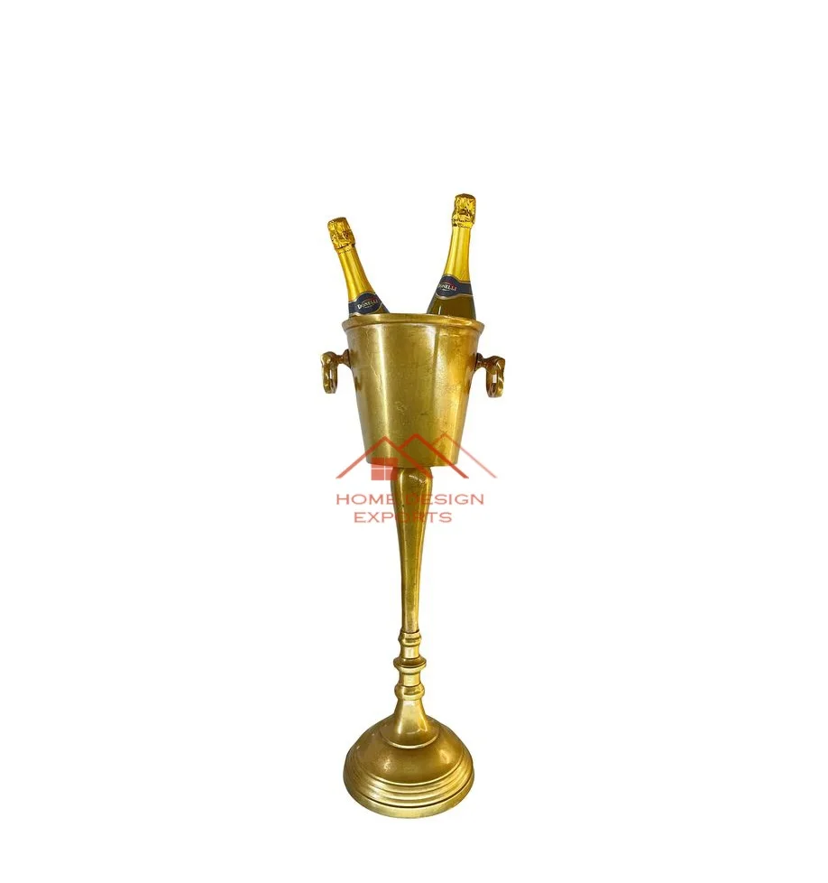 Handmade Copper Wine Bucket Bar And Wine Accessories 100% Pure Copper Beverage Tub Copper Wine Chiller Exporters India