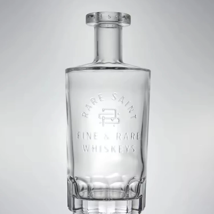750ml Wine Bottle Vodka Gin Rum Alcohol Bottls Custom 750ml Glass Whiskey Bottle