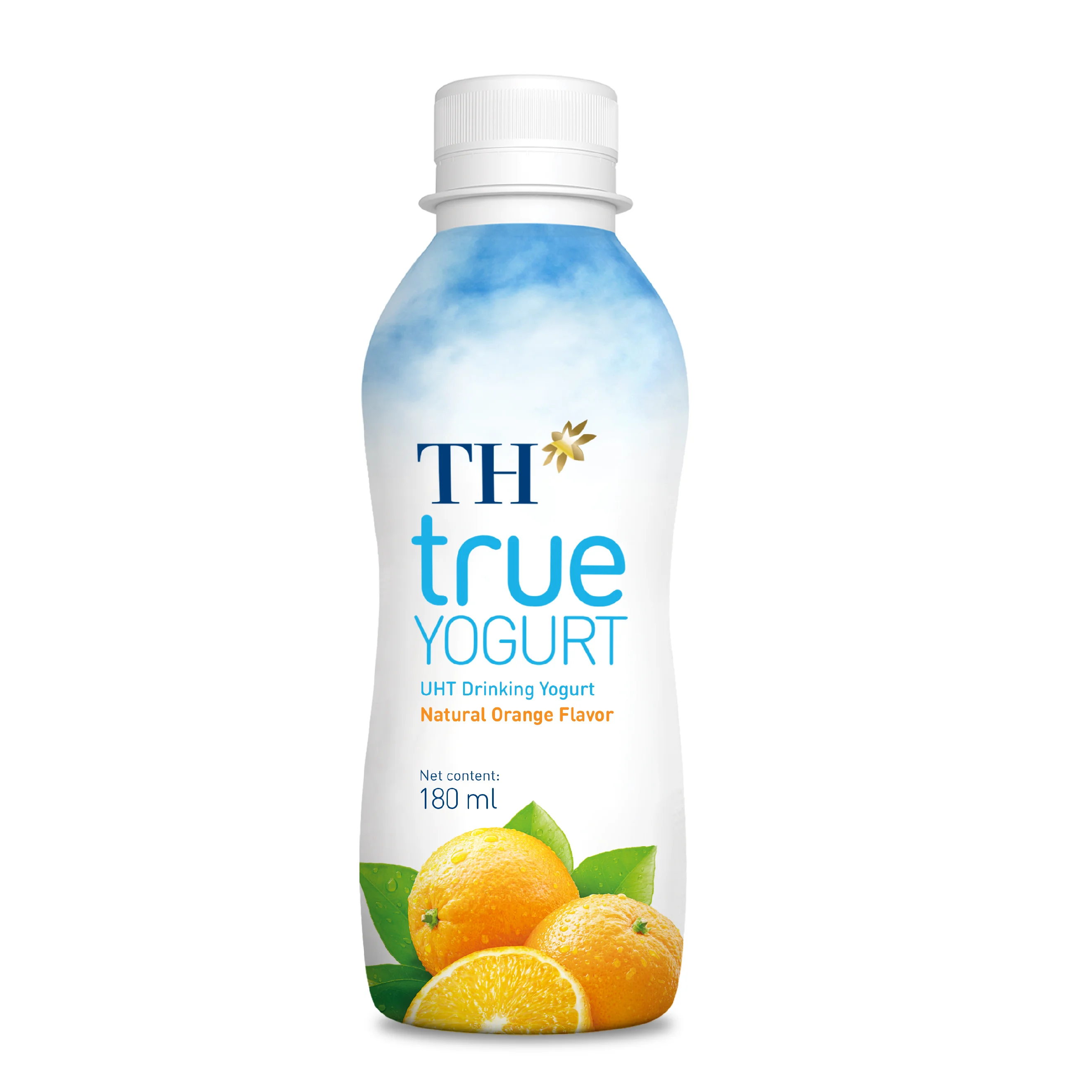 UHT Drinking Yogurt Natural Orange 180ml Fruity Flavor Organic Halal Certified Adults Children Milk Yogurt