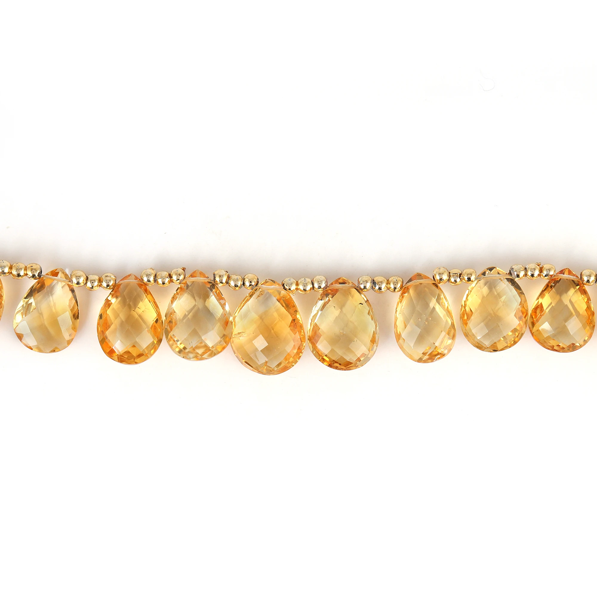 Wholesale Price High Quality Natural Citrine Beads Loose Semi-Precious Stone Best Price Many Colors Round Smooth Cut