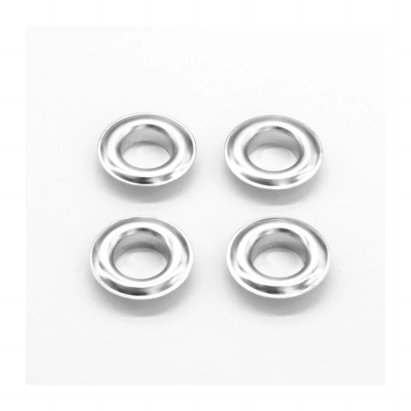 Factory Direct Sales Different Sizes round Brass Metal Grommets Eyelets for Shoes Bags Garments Curtains