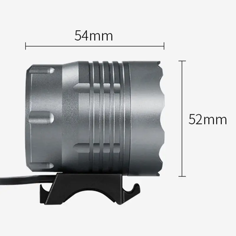 Bike Front Bicycle Light Aluminum Waterproof MTB Road Bike Front Headlight Bike Lights 6000 Lumens