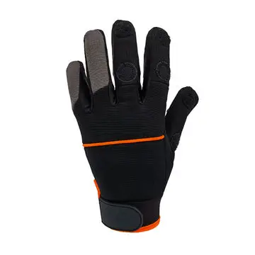 Customized Flexible Leather Protective Mechanic Gloves for Construction Work Wear Safety Hand Gloves
