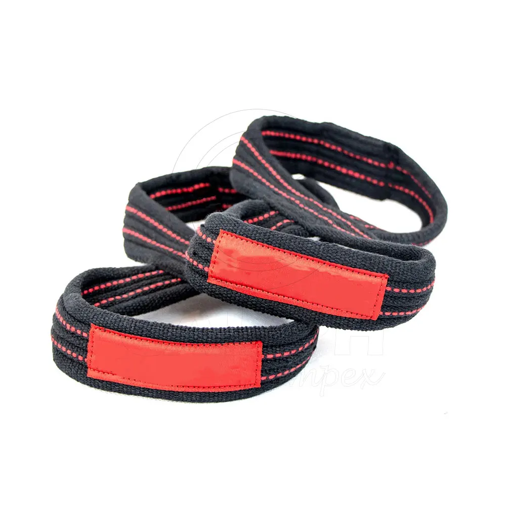straps black neoprene padded nylon weight lifting wrist straps colors available