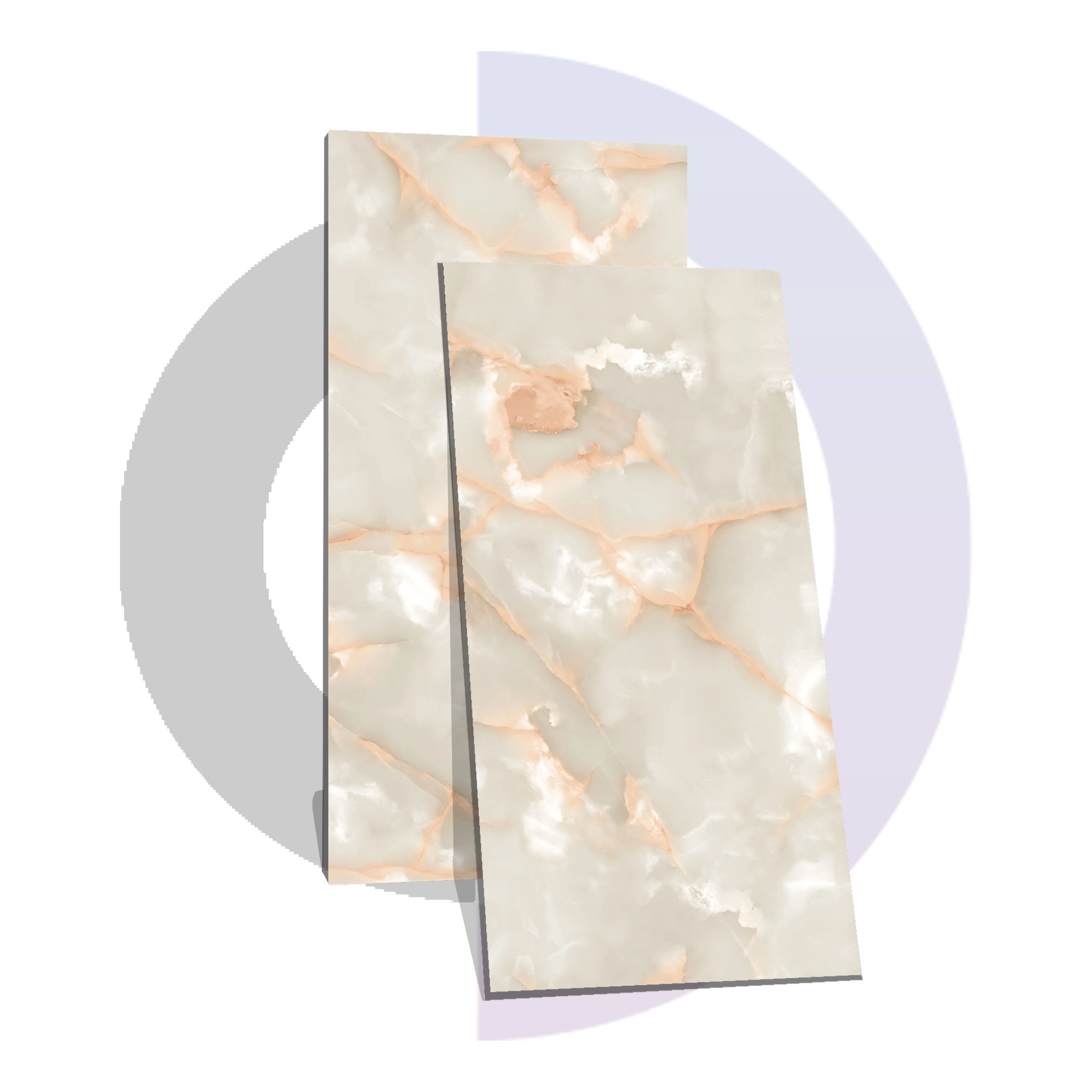 Фарфоровая напольная плитка 600x1200 мм Fizi Onyx
