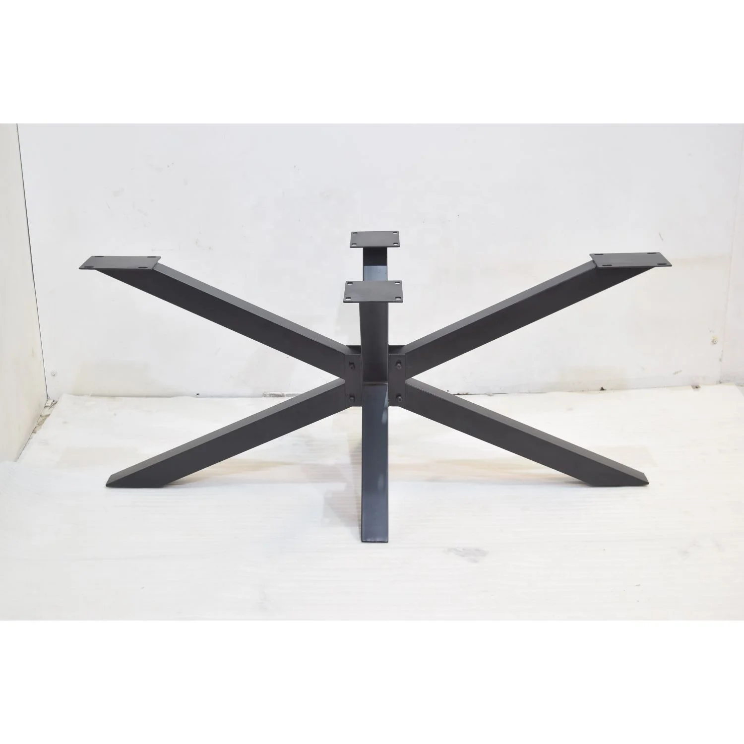 Wrought Iron Thin Size Industrial Modern Urban Loft Spider Dining Table Leg