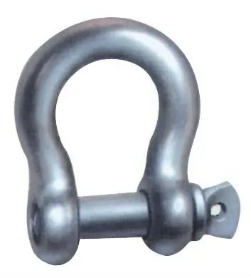 ROUND PIN ANCHOR SHACKLES G-213  High Strength bow shackle Bolt Type Anchor Steel Shackle