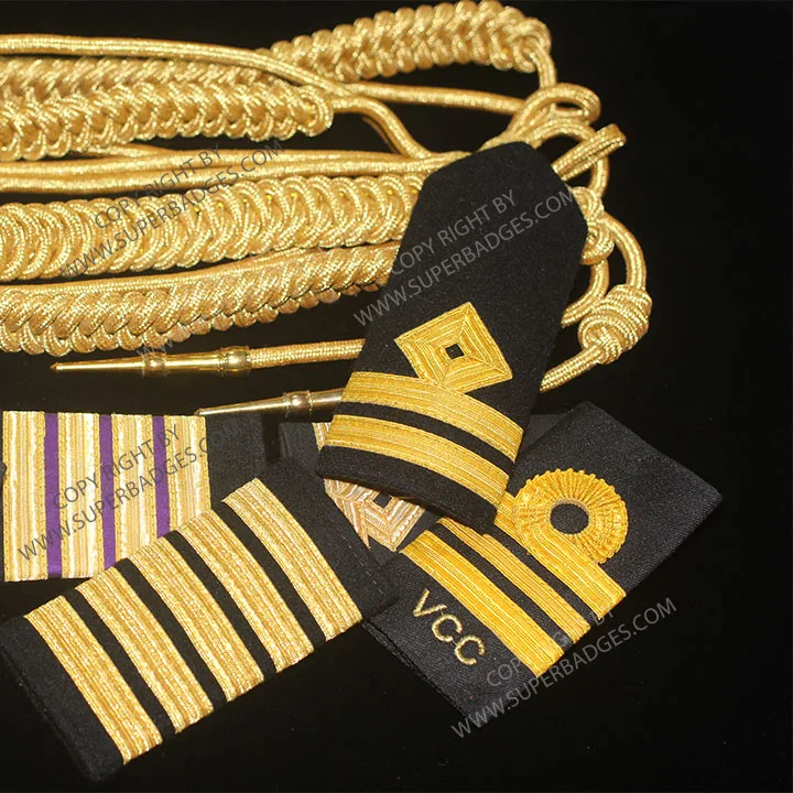 Wholesale Durable Colorful Custom Size Waterproof High Quality Chief Engineer Shoulder Board Pads