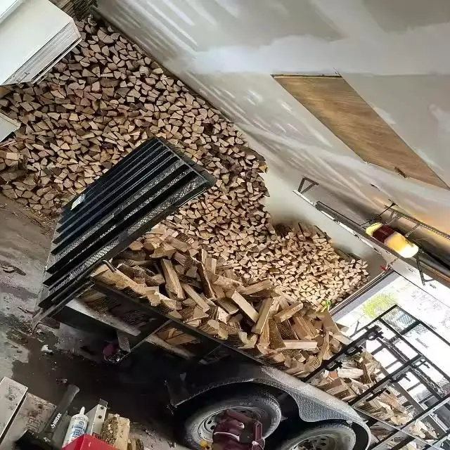 Dry firewood logs ash oak beech hardwood Brennholz firewood for sale