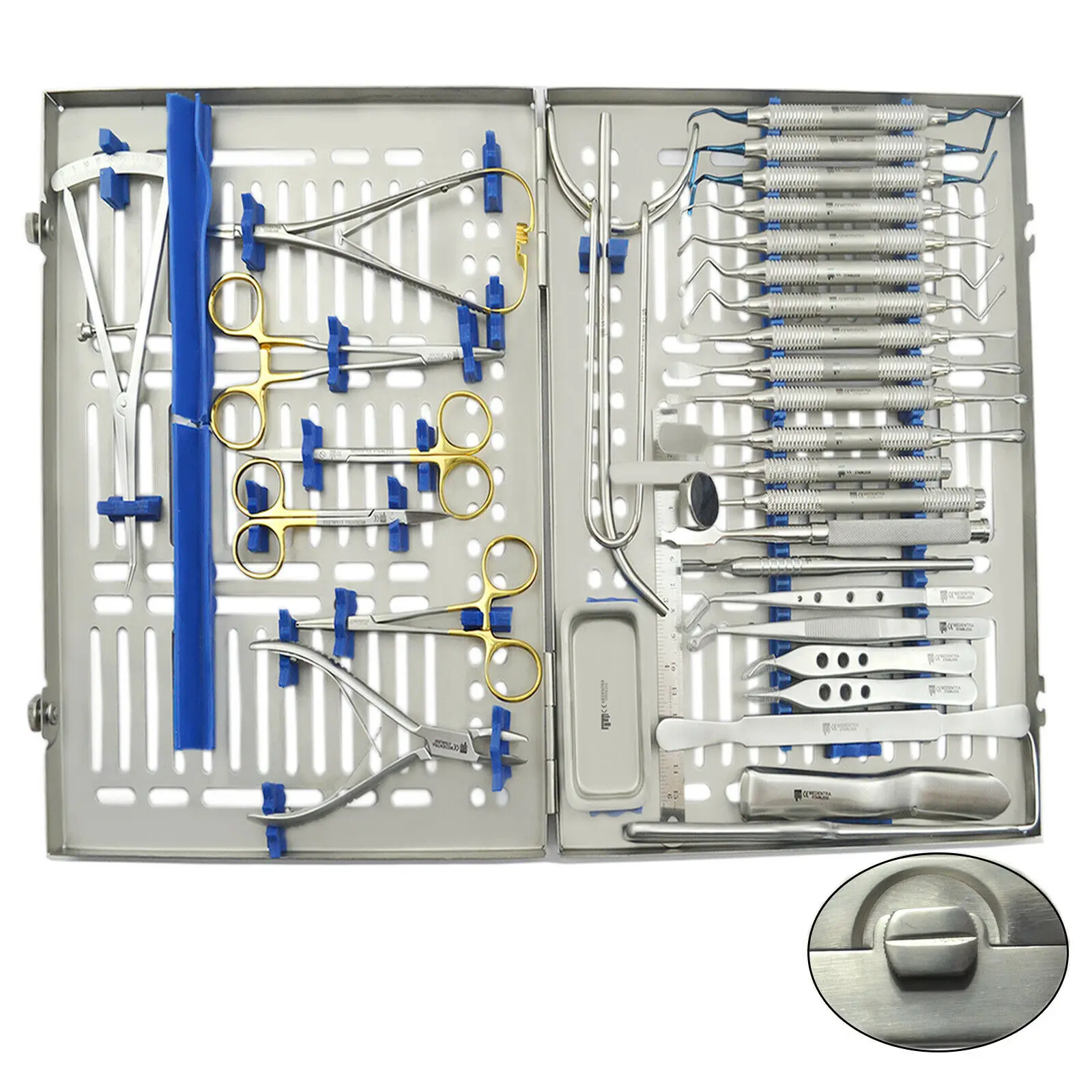 NATIQ IND HOT SALE Dental Bone Expander Kit Sinus Lift With Saw Disks Dental Implant Instruments GERMAN STAINLESS CE APPROVED