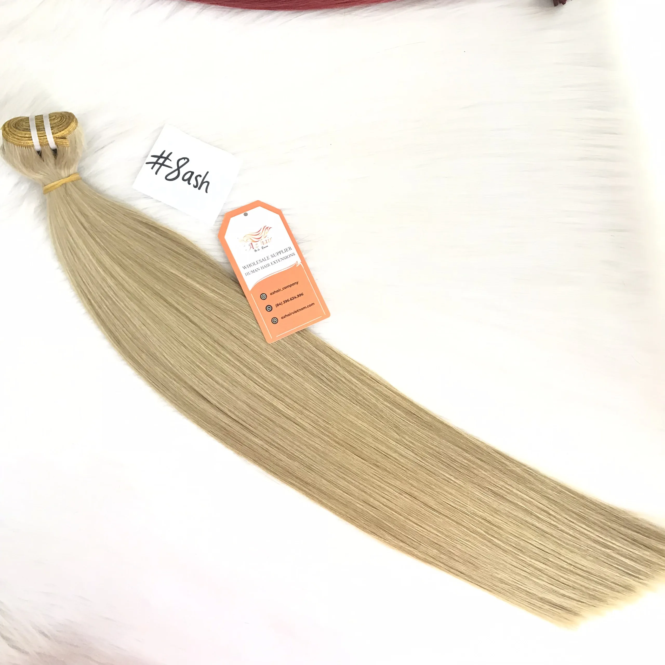 Blonde Hot Trend Color Highlight Bone Straight Weft Hair Extensions 100% Human Hair Unprocessed Virgin Hair