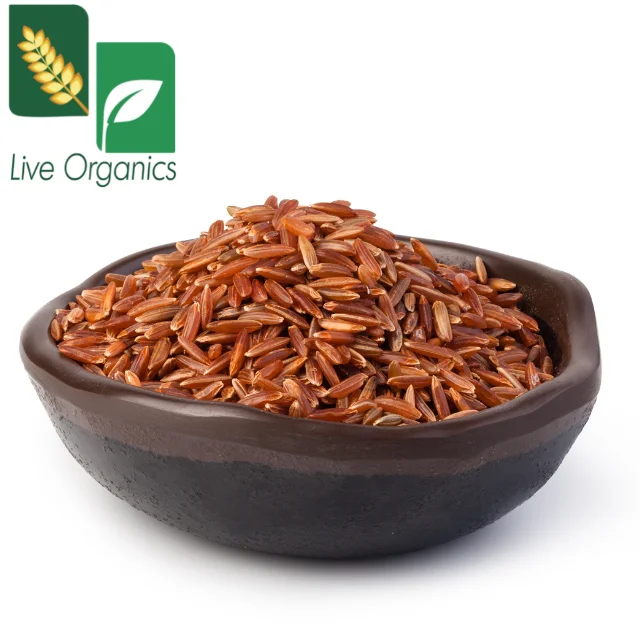 Red Rice Whole Grain Red Rise Grown in India Ethically Sourced from Assam Organic & Natural