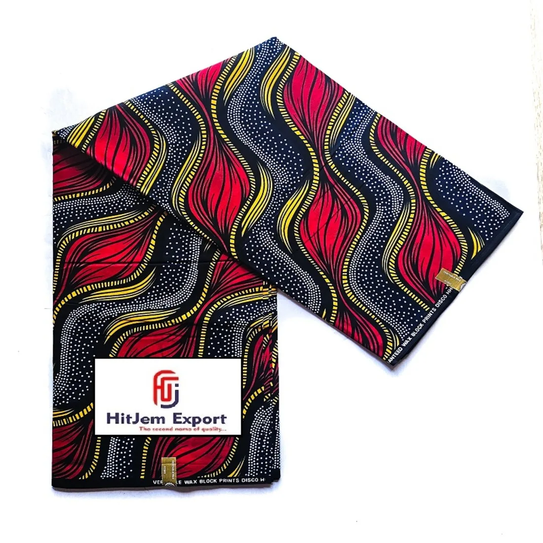 Ankara Fabric by the Yard Polyester Wax Print Plain Patterned African Print for Quilting Craft Supplies with Memory Feature