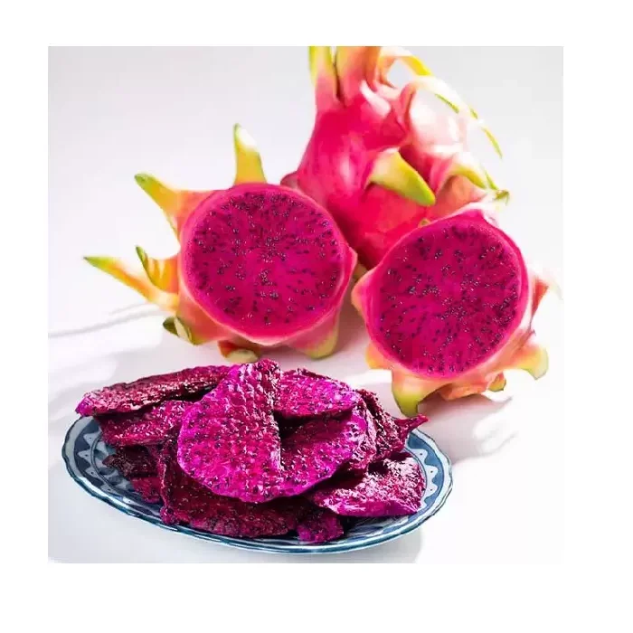 Sweet Sour Salty Fresh Materials Sliced Soft dried Dragon fruit For Snack food With ISO HACCP Certification