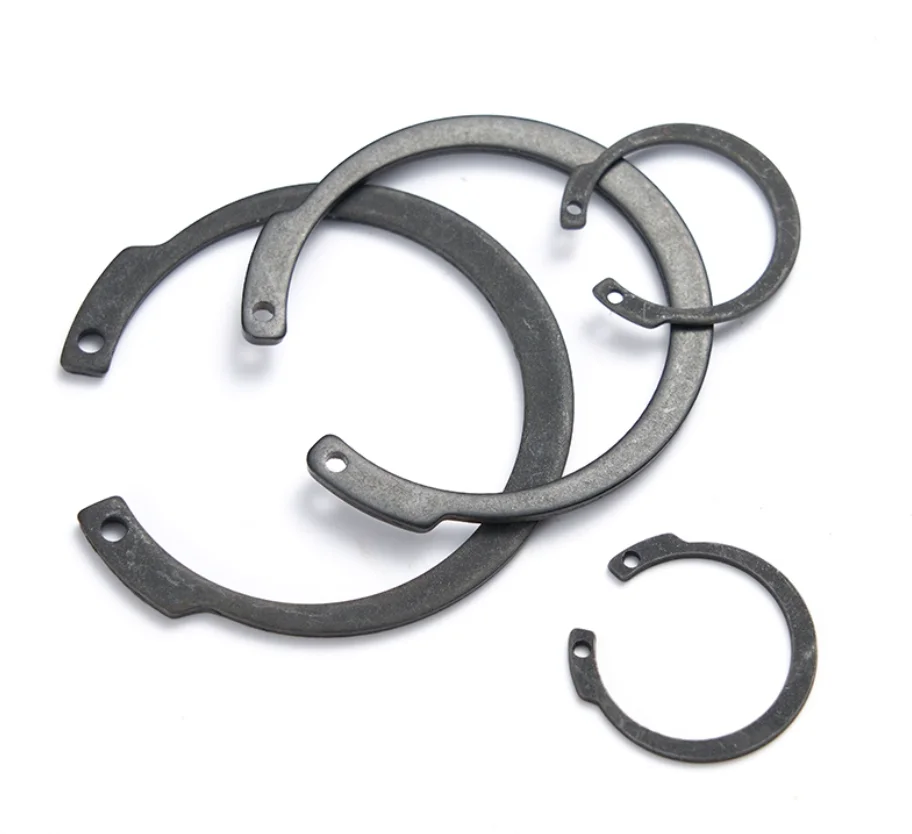 Custom M1308/JV reverse hole with elastic retaining ring inner circlip C-ring spring (65Mn) stainless steel