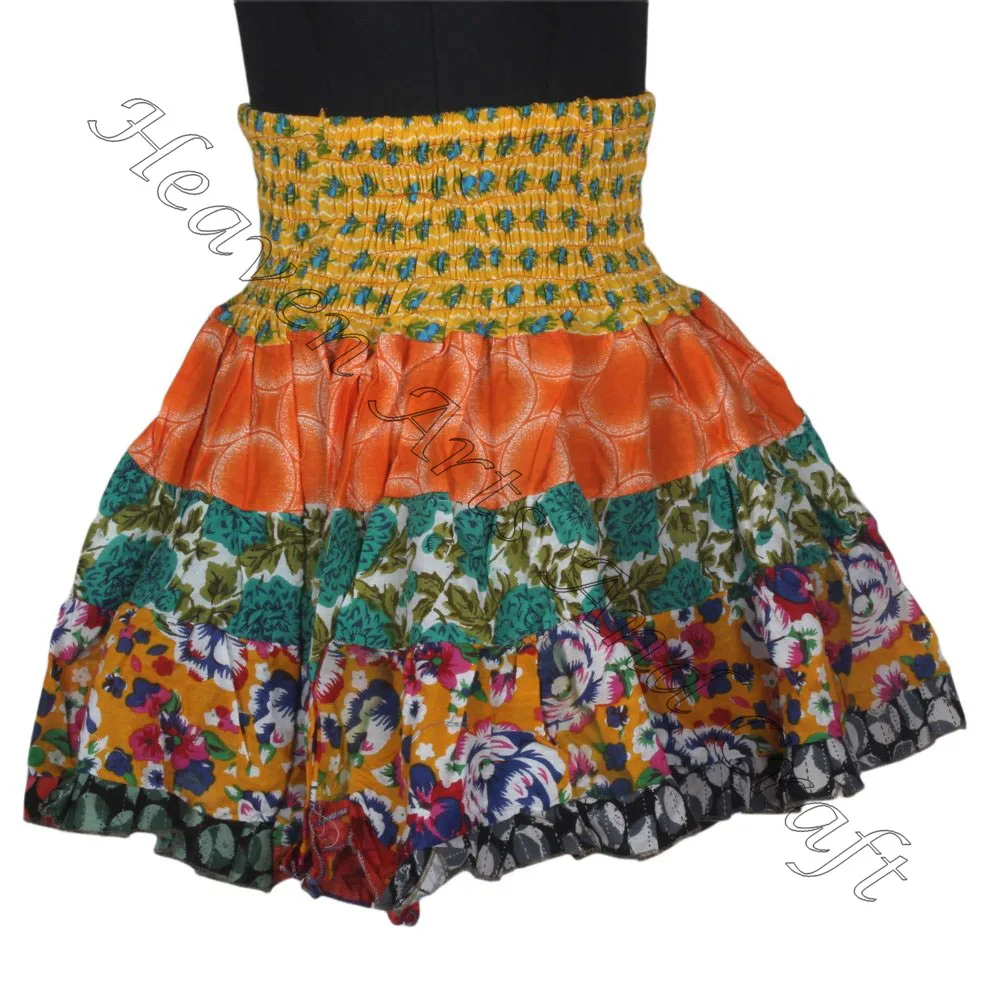 Элитная хлопковая мини-юбка