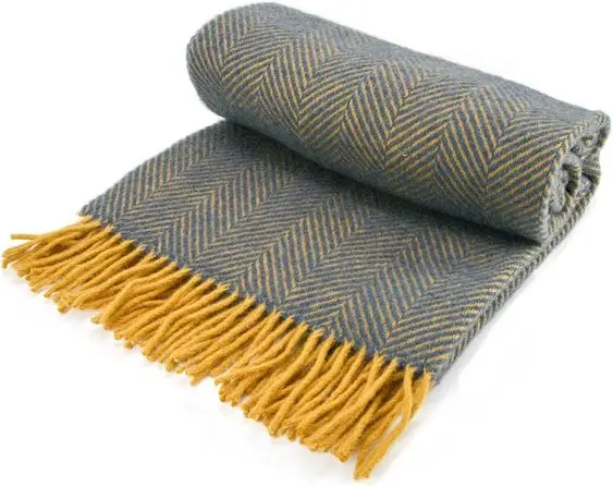 Buy Wholesale Price Herringbones Stripe Red And Blue Blanket From India Manufacturer In India By Avior