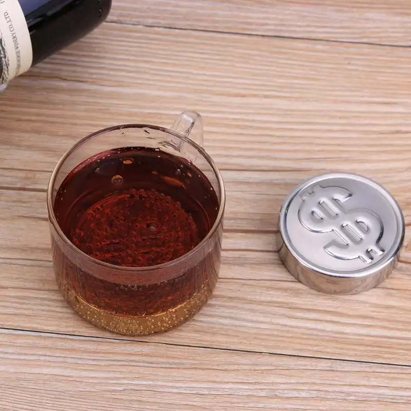 Coin Freezer Round Shape Production Line Stainless Steel Stones Reusable Whiskey Cube Ice