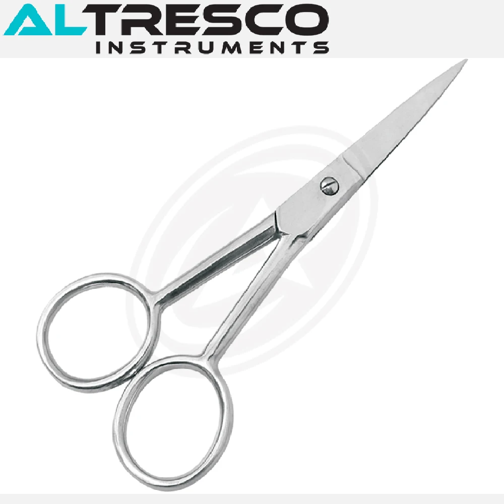 Nose/Ear Cuticle Scissors Stainless Steel Available In Straight and Curved