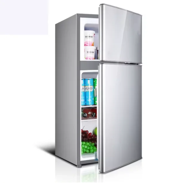 400L Frost Free Grip Handle Double Door Top Freezer Refrigerator Fridge