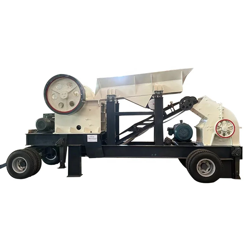 Diesel Mobile Portable Rock marble granite aggregate Crushing Plant Prices quarry production line Stone Jaw Crusher 250*400