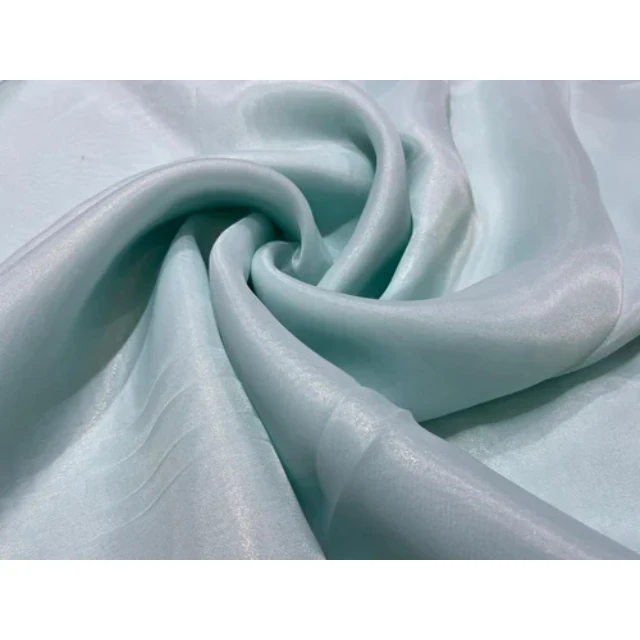 2024 New Latest Manufacturer Cloth Material polyester rayon flower organza viscose fabric for making wedding dresses