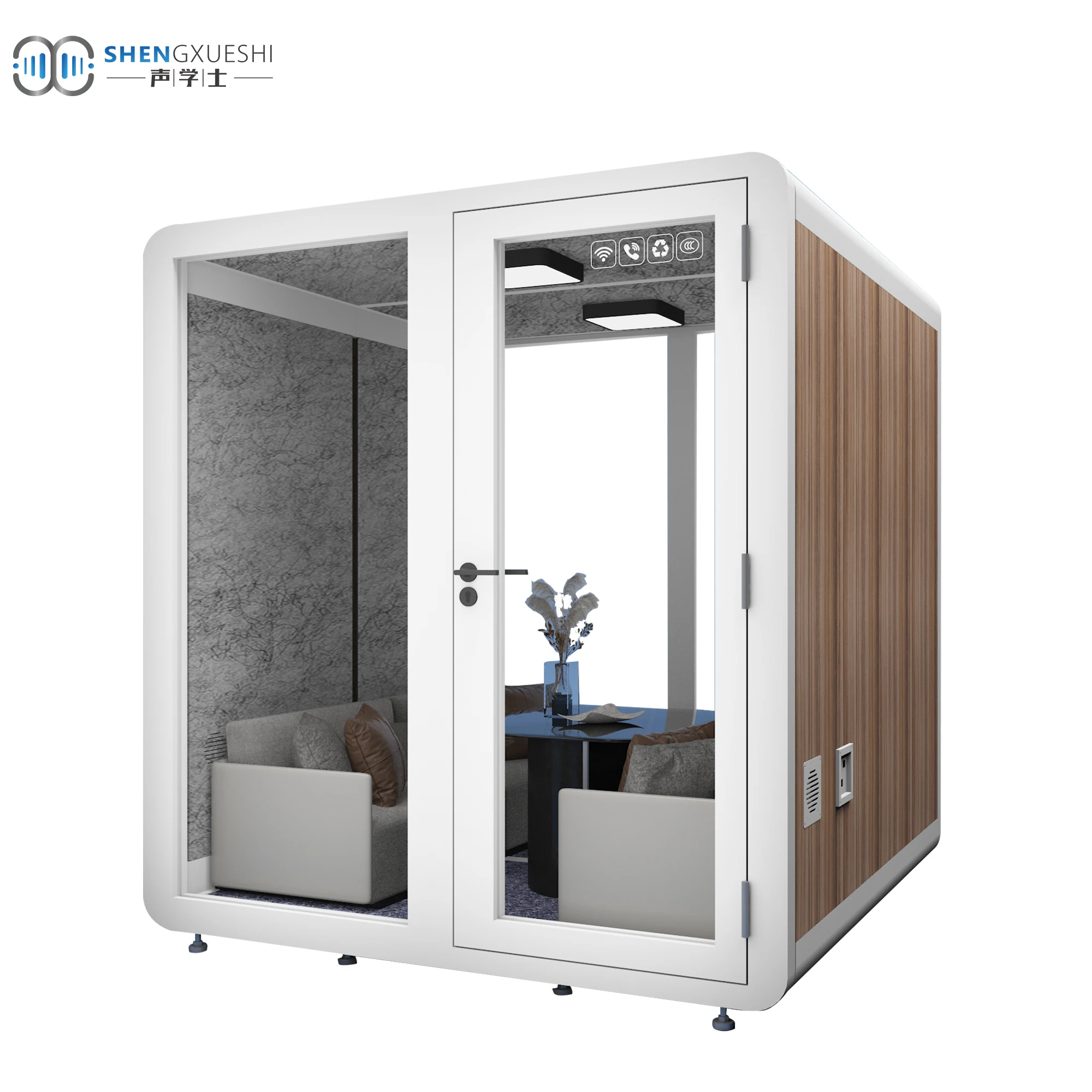 Hot selling high quality customized movable conference room soundproof recording studio