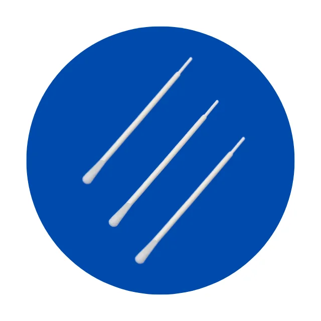 Disposable Medical Specimen Collection Nylon Flocked Sterile Fecal Swab For Sampling