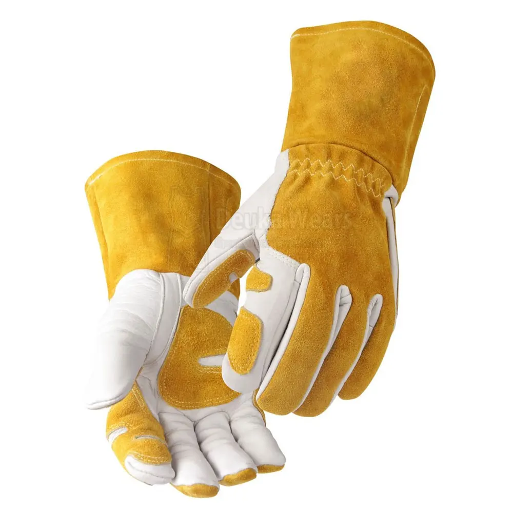 Heat Protection Welding Gloves Building Construction Welding Gloves Manufacturing Welding Gloves