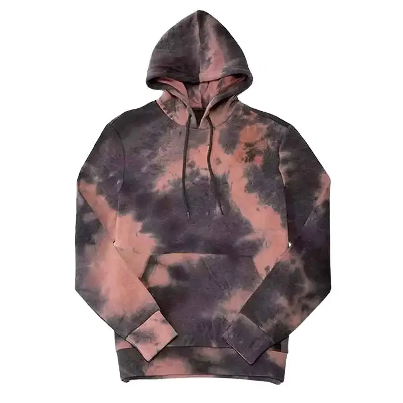 Best Selling Custom Heavyweight Breathable and Quick Dry Vintage Tye Dye Acid Wash Hoodie For Men
