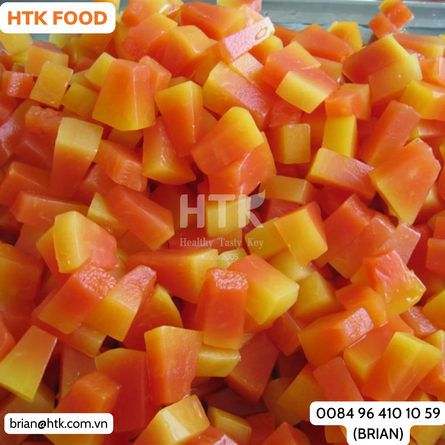 BEST SELLER FROZEN Yellow Red PAPAYA JUICE l CONCENTRATE Made In Vietnam Factory from HTK FOOD for Food & Beverage