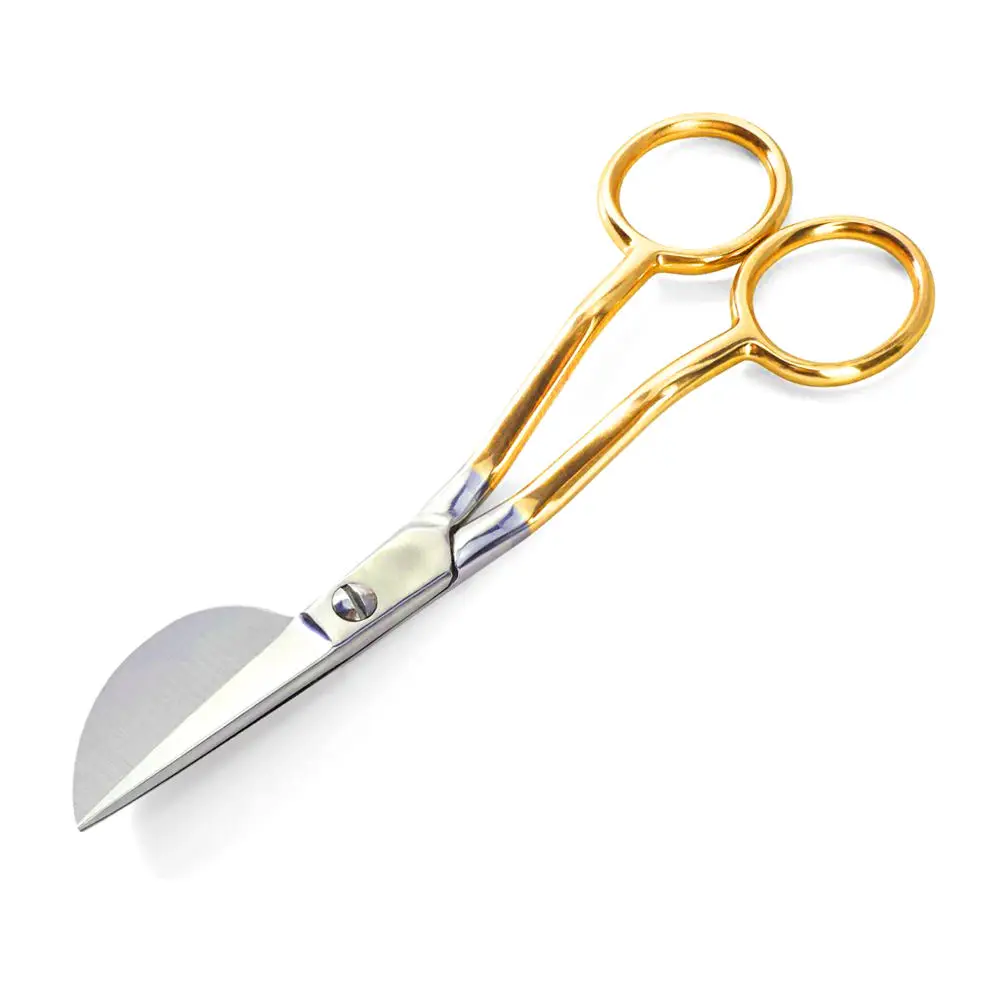 Duckbill Scissors 7' Fabric Stainless Steel Tailor Cutter for Tufting Pelican Napping Shears