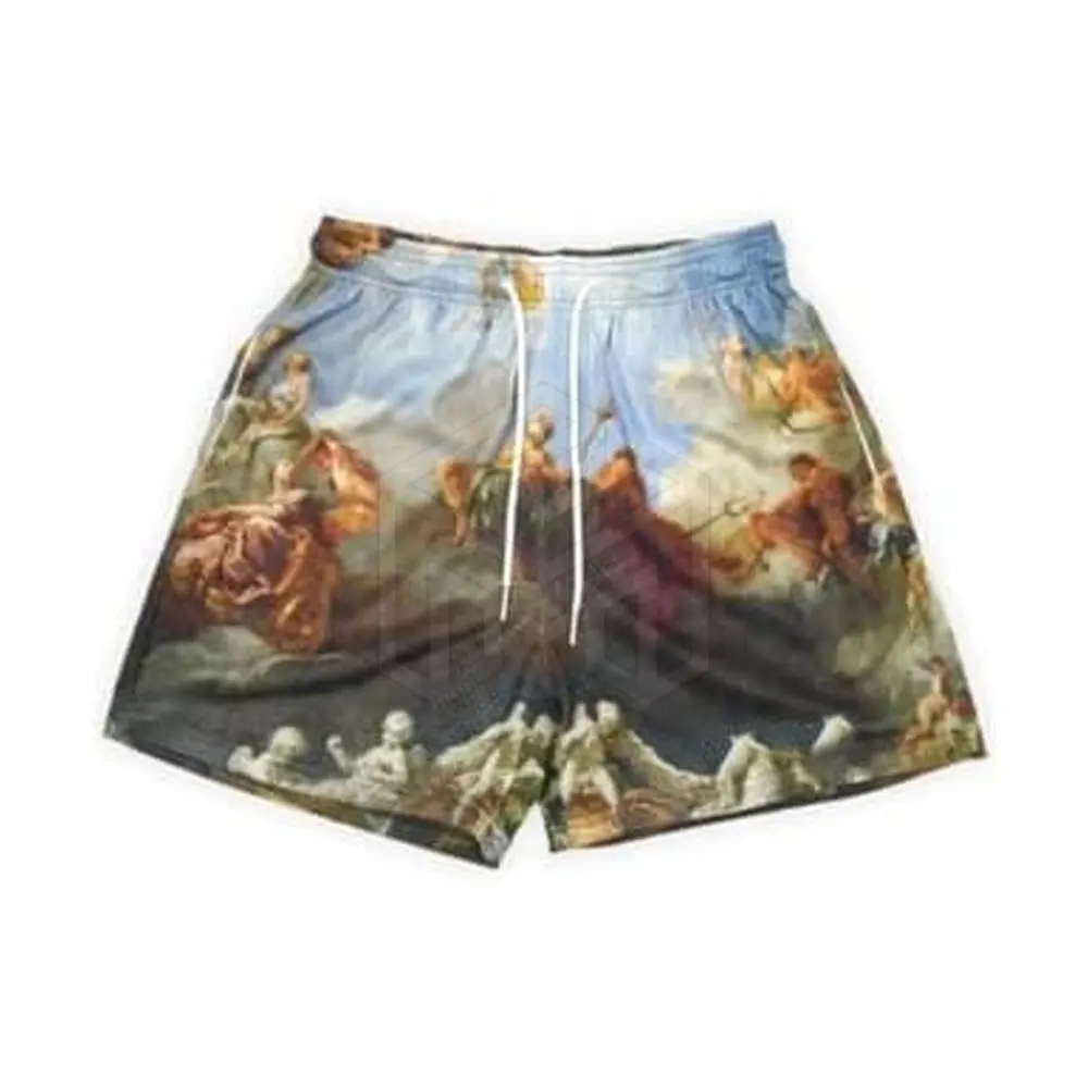 New Style Custom Made Mesh Sublimation Shorts Solid Color Mesh Shorts For Sale Made In Pakistan Mesh Shorts