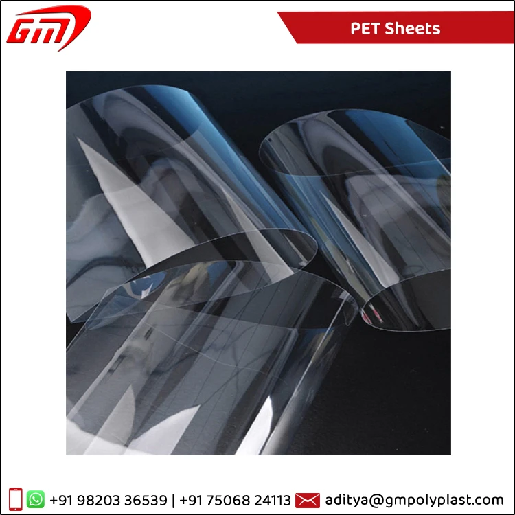 Lowest Price Highest Selling Top Grade 100% PET Plastic Material Roll / Cut Sheets for Global Buyers