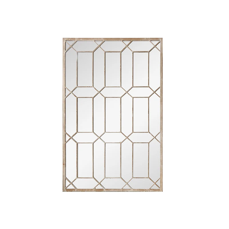 Elegant Luxury Modern Design Mirror Home Decor Full Length Window Pane Large Tabletop Overmantel Decorative Wall Mirror