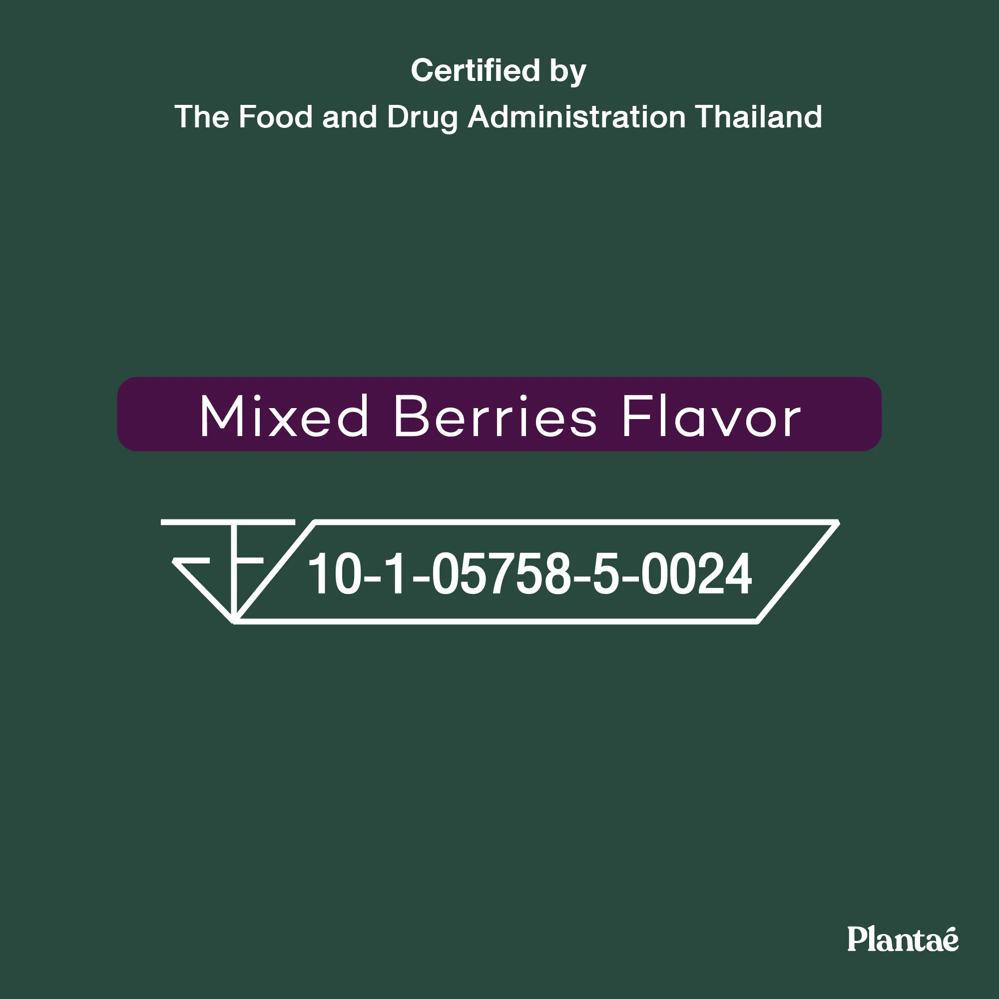 New! Plantae High Quality Premium Grade Complete Plant Protein Plus Superfood & Greens Mixed Berries flavor Box from Thailand