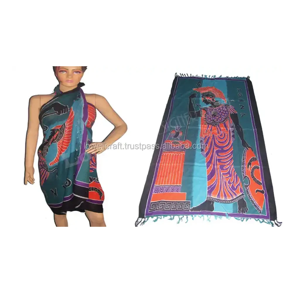Most Selling Rayon Printed Women Beach Sarongs Best Quality Designer Pareos Available At Affordable Price
