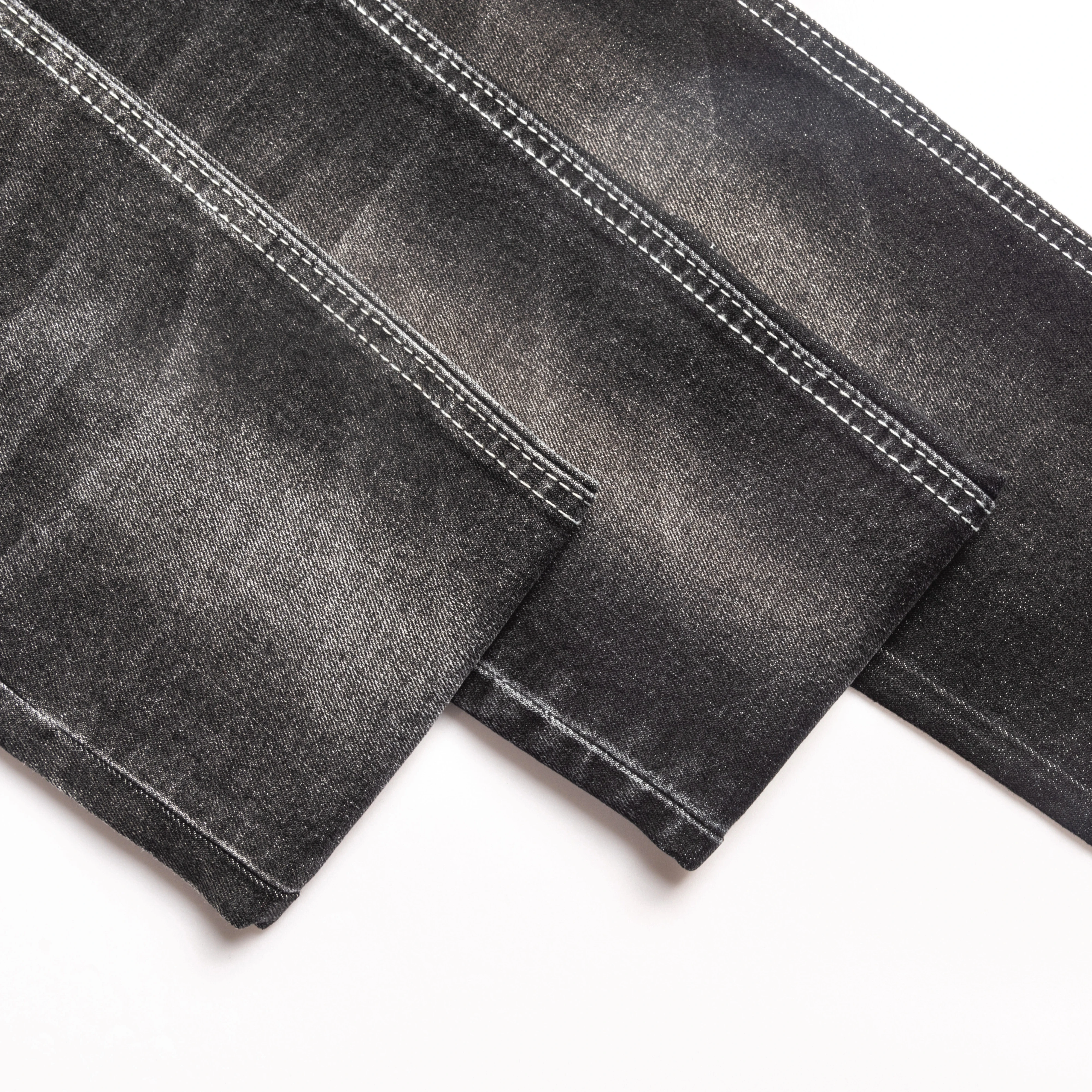 2024 New design 11oz medium weight cotton polyester elastane high stretch denim fabric jeans factory raw materials supplier