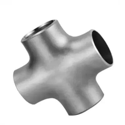 GB/T12459-2005 Stainless Steel SS304 SS316 Seamless Butt-Weld Pipe Fitting Cross