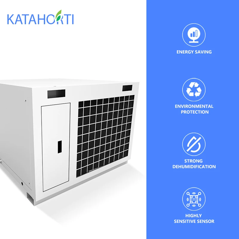 4.3L/Kwh Grow Hydroponic Dehumidifier Commercial Dehumidifier 90L 100L168L 200L