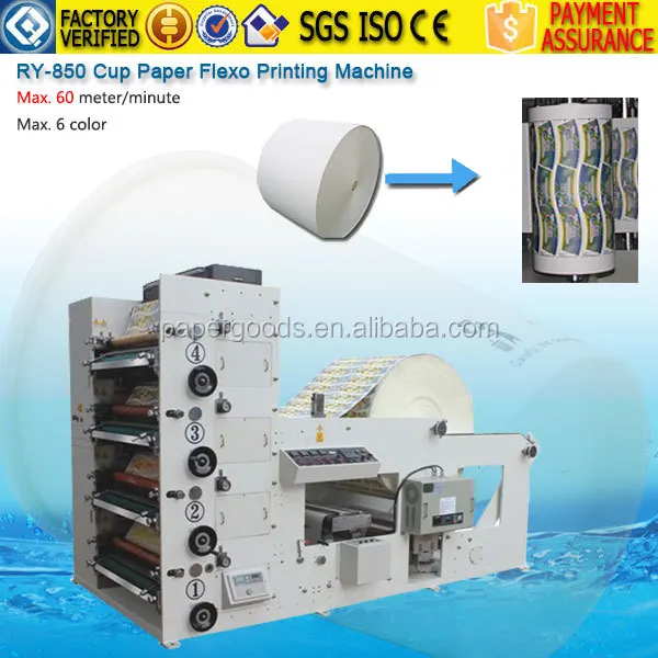 Flexo Printing Machine 2-4-6 colors paper flexo print machine with good price /paper flexo printing machine /paper printer