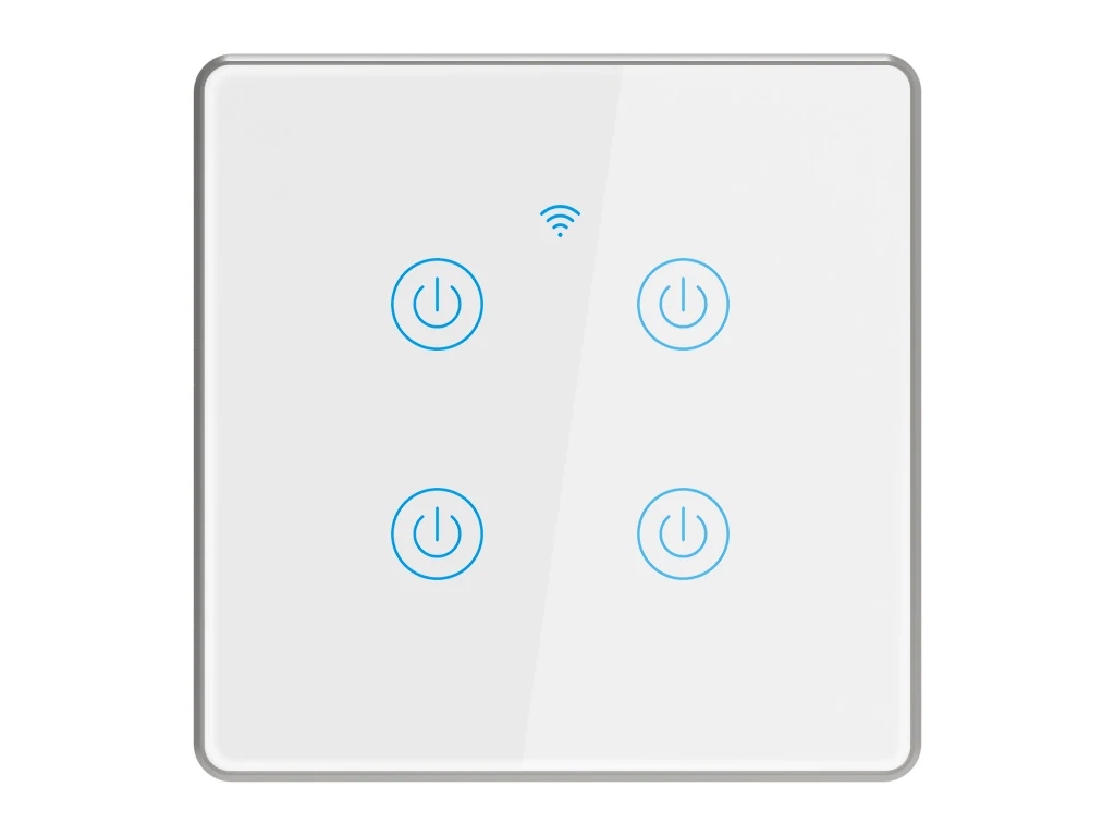 US EU Smart Wifi Wall Touch Switch 1/2/3 Gang Glass Panel light Switch Interruptor inteligente smart power switchswitch
