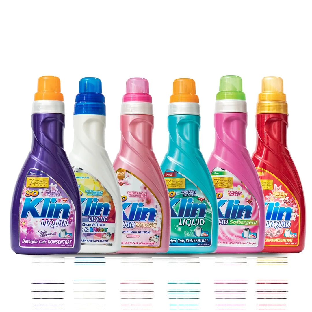 So Klin Liquid Detergent Concentrated Laundry Soap Perfume Essence Cleaning Effective Washing