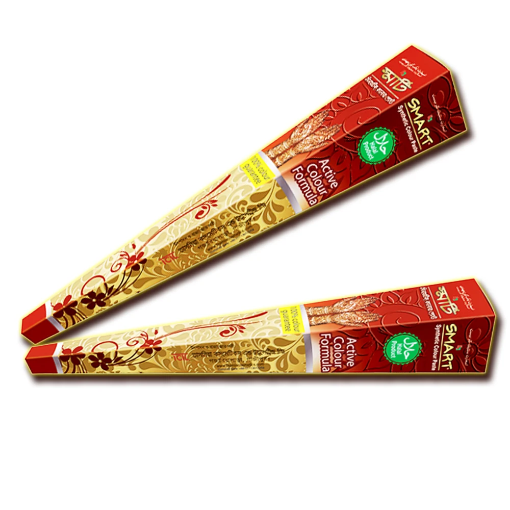 Body paint by henna cone Kashmiri Henna Mehndi Wholesale Factory Price Marron, Red, Dark Red, Dark Brown, Black Color