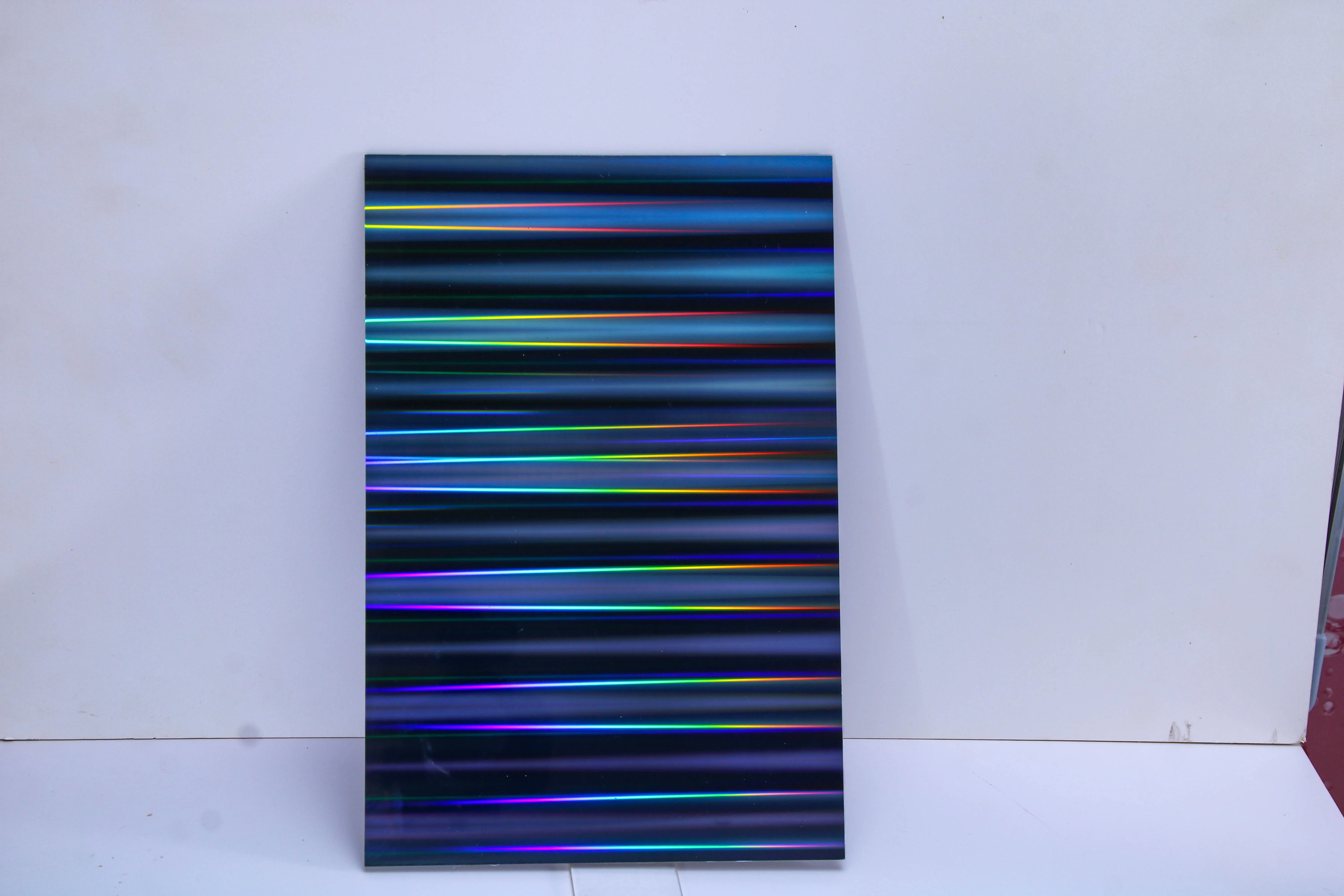 factory price wholesale 1-12mm flexible iridescent dichroic rainbow color pmma plastic acrylic sheets