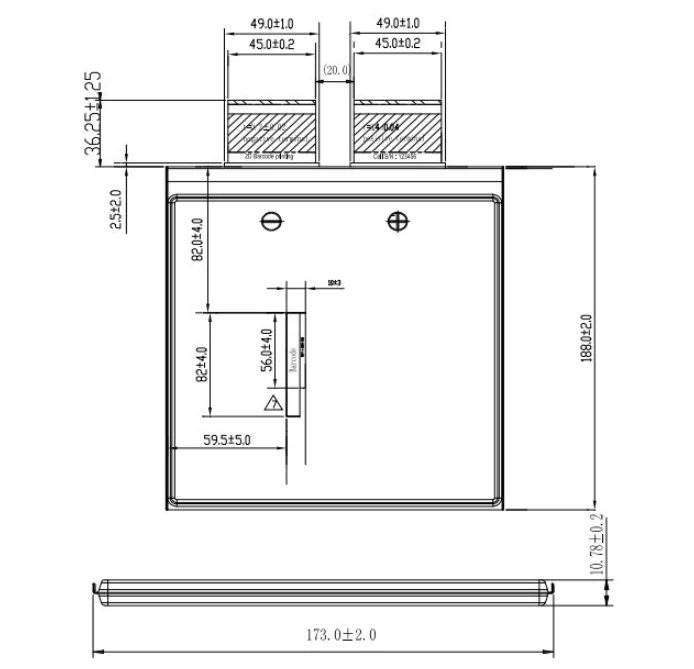 Original 3.7V 43Ah polymer lithium battery cell soft pack power lithium battery pouch power